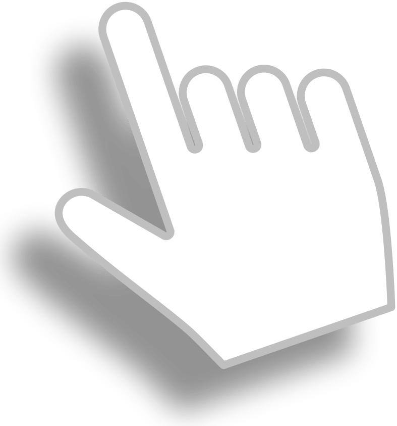 ícone da mão